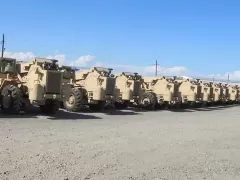 The military transport to Afghanistan