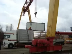 Rail transportation through the station Brest Belarus