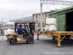 Cargo transshipment services at the NUTEP terminal (Novorossiysk, Russia)