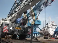 Transportation of the oversized cargo via the port of Poti, Georgia