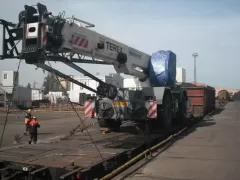 Oversized transportation in CIS railways