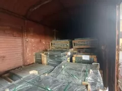 Cargo transshipment at the ferry terminal in Varna, Bulgaria