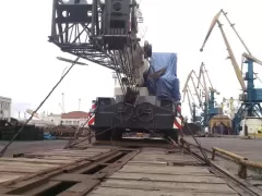 Railway transport of road equipment from Europe to Turkmenistan