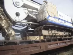 Railway transportation of the rigs