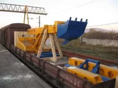 Rail transportation of construction equipment from Europe to Kazakhstan