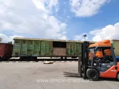 Freight forwarding at the railway crossing Varna Bulgaria - Kavkaz Russia