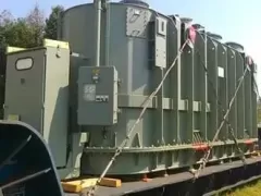 Railway transportation of electrical transformers